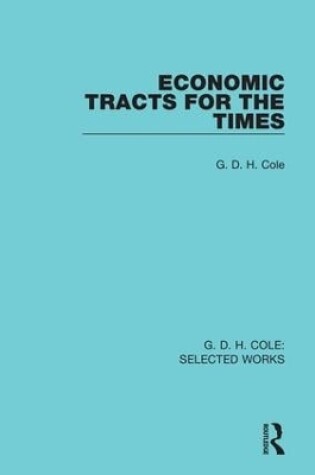 Cover of Economic Tracts for the Times