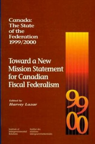 Cover of Canada: The State of the Federation, 1999-2000