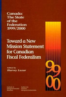 Book cover for Canada: The State of the Federation, 1999-2000