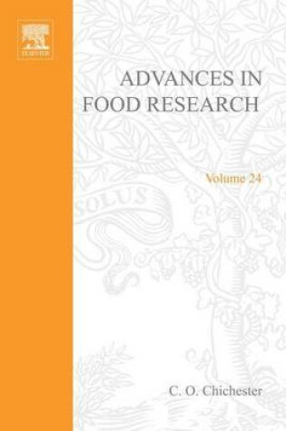 Cover of Advances in Food Research Volume 24
