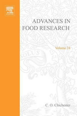 Book cover for Advances in Food Research Volume 24