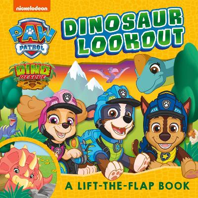 Book cover for PAW Patrol Dinosaur Lookout Lift-the-Flap Book