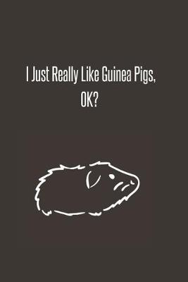 Book cover for I Just Really Like Guinea Pigs, OK?