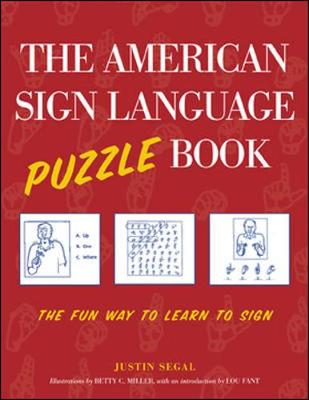 Book cover for The American Sign Language Puzzle Book