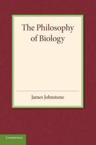 Cover of The Philosophy of Biology