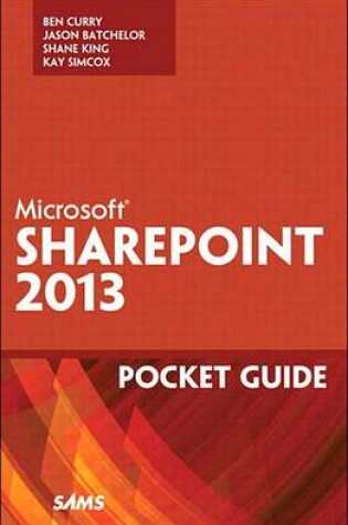 Cover of Microsoft Sharepoint 2013 Pocket Guide