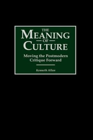 Cover of The Meaning of Culture