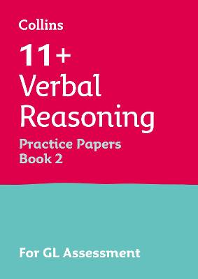 Book cover for 11+ Verbal Reasoning Practice Papers Book 2