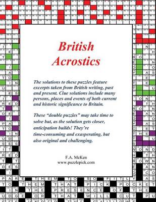 Book cover for British Acrostics