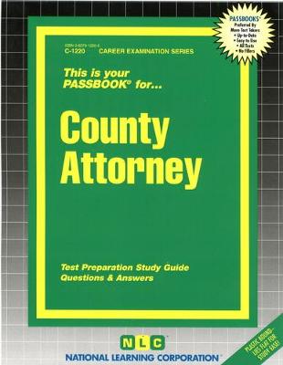 Book cover for County Attorney