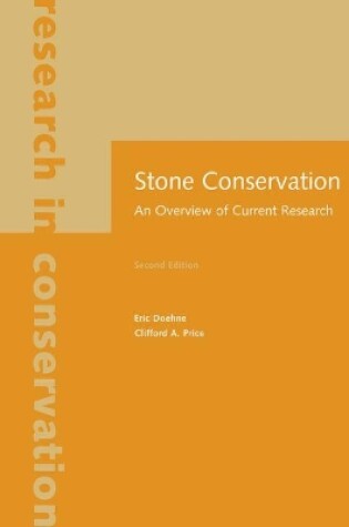 Cover of Stone Conservation - An Overview of Current Research