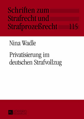 Book cover for Privatisierung Im Deutschen Strafvollzug