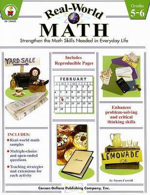 Book cover for Real-World Math Grades 5-6