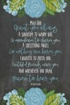 Book cover for Chalkboard Journal - Irish Blessing (Mixed Blue)