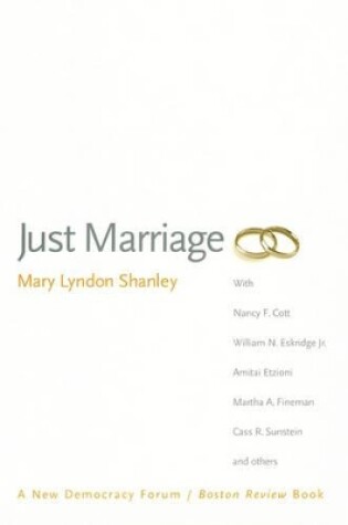 Cover of Just Marriage