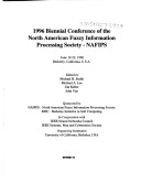 Book cover for 1996 Biennial Conference of the North American Fuzzy Information Processing Society, Nafips