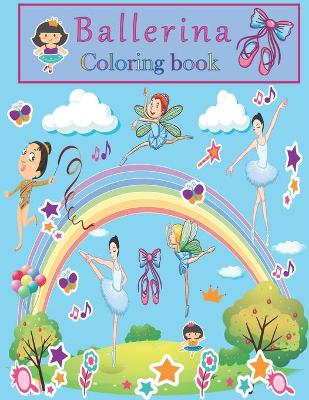 Book cover for Ballerina Coloring Book