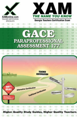 Cover of GACE Paraprofessional Assessment 177 Teacher Certification Exam