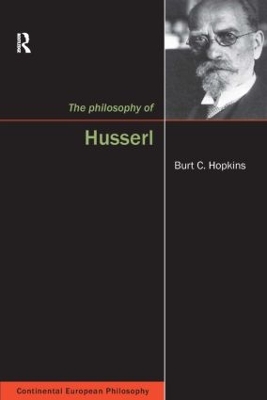 Book cover for The Philosophy of Husserl