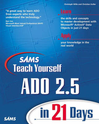 Cover of Sams Teach Yourself ADO 2.5 in 21 Days