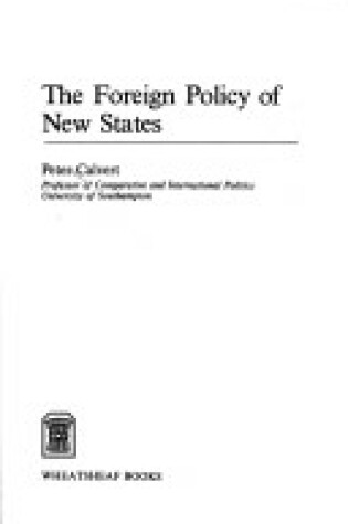 Cover of Foreign Policy of New States