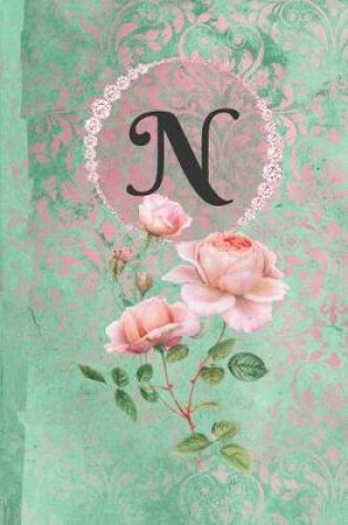 Cover of Personalized Monogrammed Letter N Journal