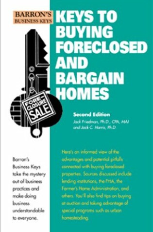 Cover of Keys to Buying Foreclosed & BA