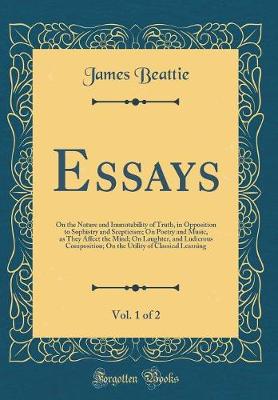 Book cover for Essays, Vol. 1 of 2