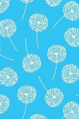 Cover of Journal Notebook Dandelions In Blue