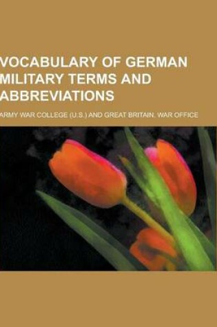 Cover of Vocabulary of German Military Terms and Abbreviations