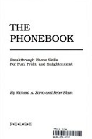 Cover of The Phonebook