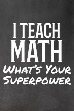 Cover of I Teach Math