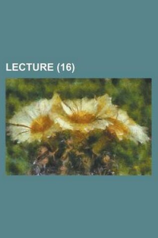 Cover of Lecture (16)