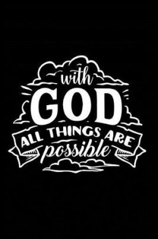 Cover of With God All Things are Possible