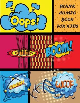 Cover of Blank Comic Book for Kids