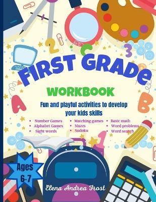 Book cover for First Grade Workbook