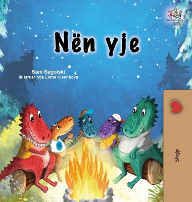 Cover of Under the Stars (Albanian Kids Book)