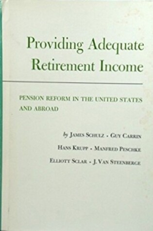 Cover of Providing Adequate Retirement Income