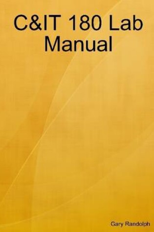 Cover of C&It 180 Lab Manual