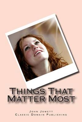 Book cover for Things That Matter Most