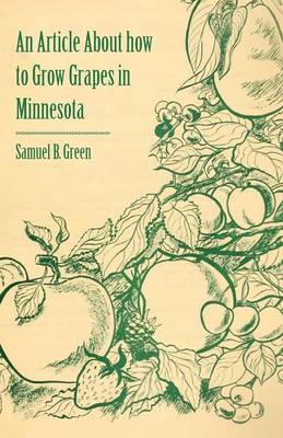 Book cover for An Article About How to Grow Grapes in Minnesota