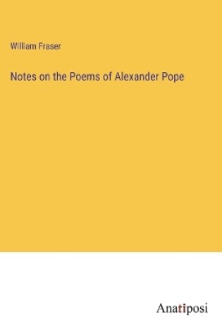 Cover of Notes on the Poems of Alexander Pope