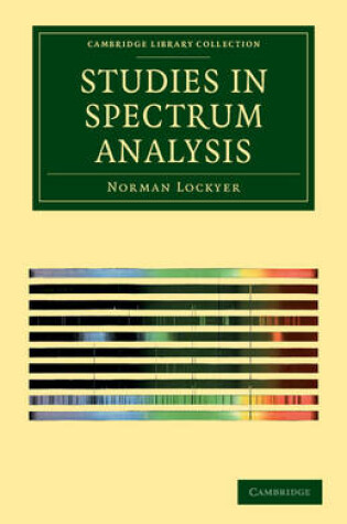 Cover of Studies in Spectrum Analysis