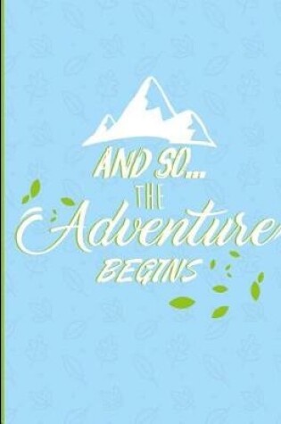 Cover of Traveling Adventure Begins Notebook