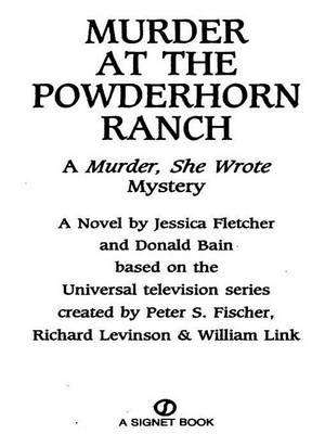 Book cover for Murder at the Powderhorn Ranch