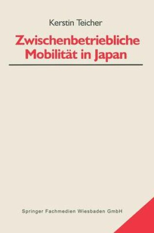 Cover of Zwischenbetriebliche Mobilität in Japan