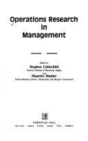 Book cover for Operations Research in Management