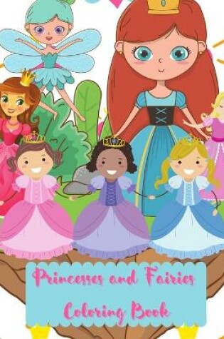 Cover of Princesses and Fairies Coloring Book