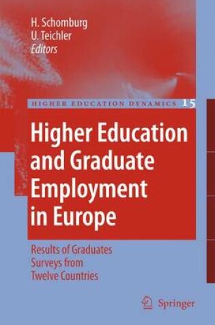 Cover of Higher Education and Graduate Employment in Europe