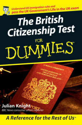 Cover of British Citizenship Test for Dummies